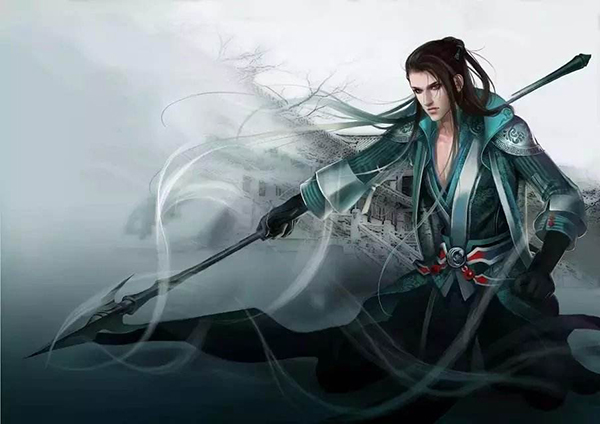 古風(fēng)圖片，戰(zhàn)場上的男子