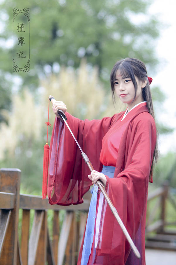 漢服魏晉風廣袖交領(lǐng)襦裙大袖衫齊腰襦裙