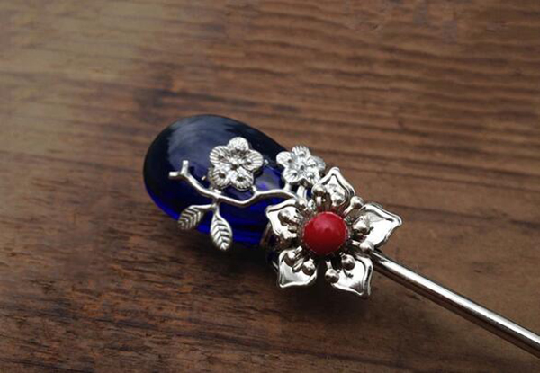 大水滴古典家佳樂(lè)文學(xué)盤發(fā)發(fā)簪單簪