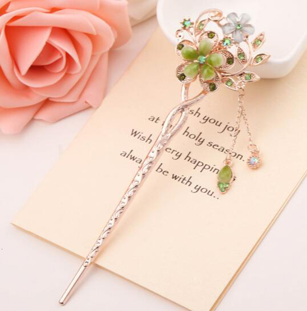 家佳樂文學發(fā)簪 流蘇步搖發(fā)簪