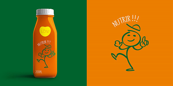 果蔬汁包裝設(shè)計(jì)圖，創(chuàng)意果蔬產(chǎn)品包裝