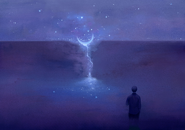 孤獨的插畫，百年孤獨系列