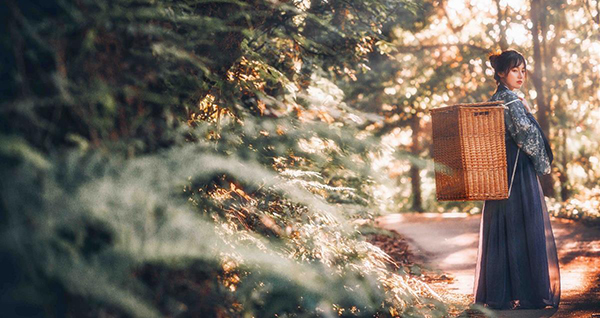 人像攝影，古裝女子人像攝影照片