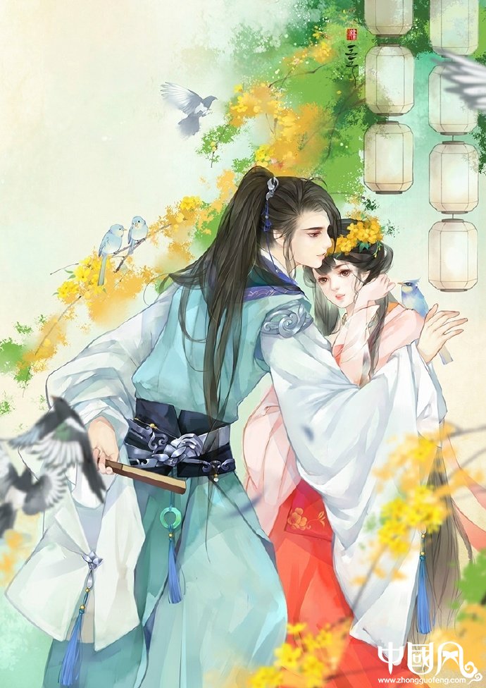 25張超甜情侶古風圖片，只愿得一人心