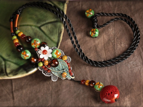 復(fù)古時(shí)尚毛衣鏈民族風(fēng)項(xiàng)鏈?zhǔn)罪? / data-pM05=