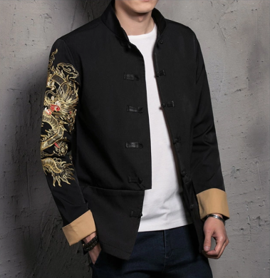 個性刺繡家佳樂文學唐裝