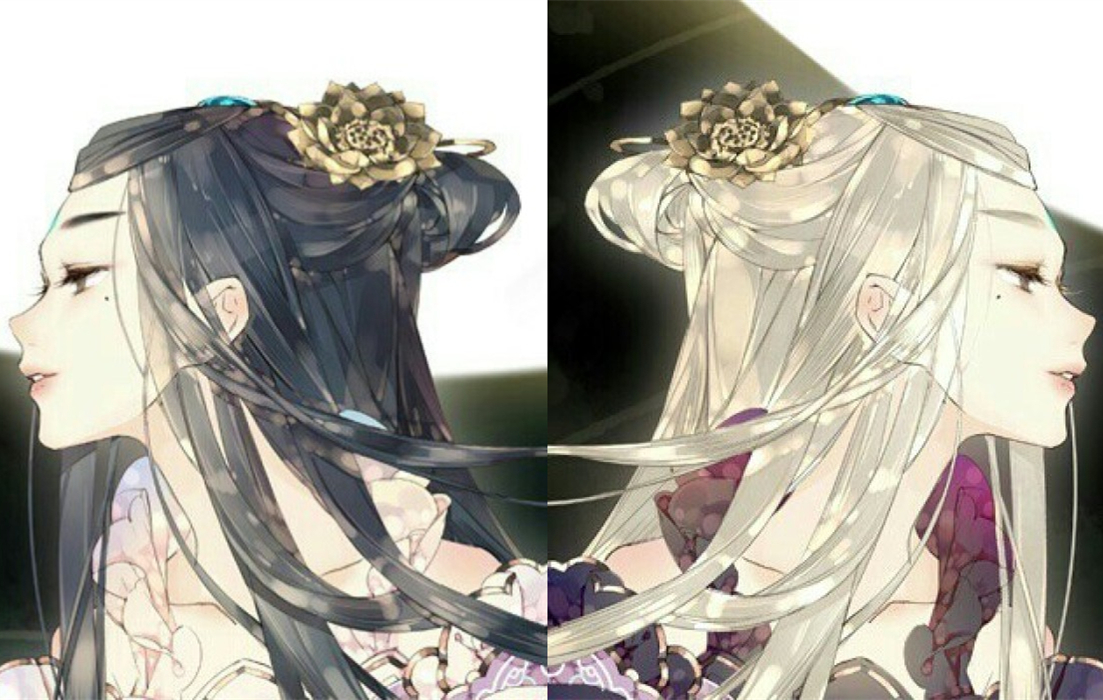 動漫古風(fēng)女子閨蜜頭像，好姐妹qq頭像