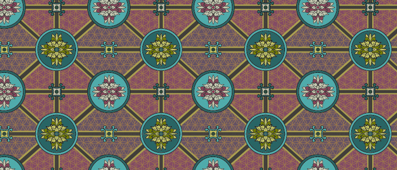 中國(guó)傳統(tǒng)織錦圖案與配色八，矢量素材AI圖片