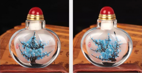 壺里有乾坤，手工內畫鼻煙壺