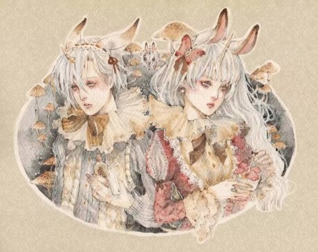 暖色調(diào)手繪插畫，給一種人淡淡的插畫美!