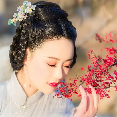 優(yōu)雅冰雪美人古風頭像，唯美古風真頭像