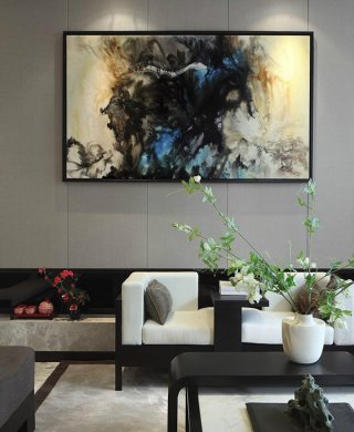 裝修設(shè)計(jì)圖，新中式裝修