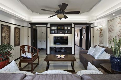 新中式裝修設(shè)計(jì)，裝修設(shè)計(jì)會(huì)舍圖(七)