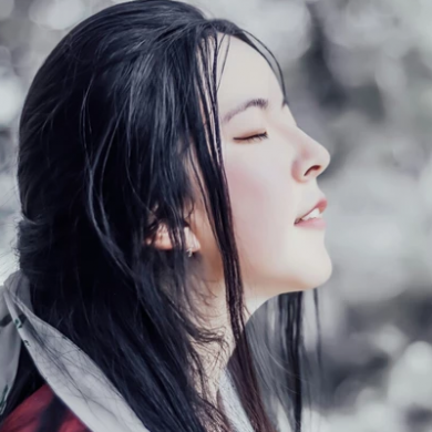 冰雪柔情少女頭像，唯美古風(fēng)真人頭像