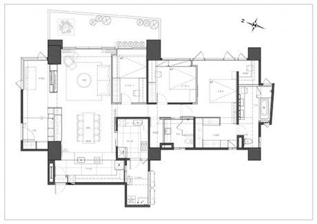 新中式裝修設(shè)計(jì)，會(huì)舍裝修設(shè)計(jì)圖(十一)