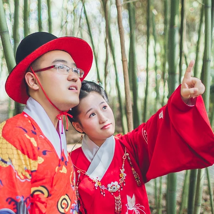 執(zhí)子之手與子偕老唯美頭像，唯美古風(fēng)情侶頭像