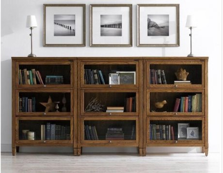 家佳樂文學水曲柳中式柜子書架