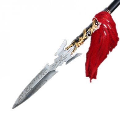 龍泉拙匠寶劍冷兵器，霸氣紅纓槍刀劍兵器