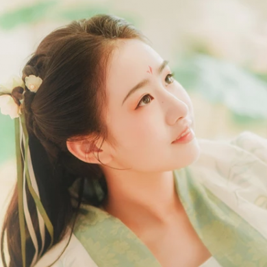 小清新漢服少女頭像，唯美古風(fēng)真人頭像