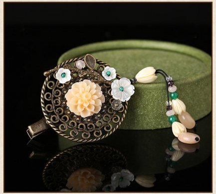 三生三世發(fā)夾，淡雅秀麗古典頭飾