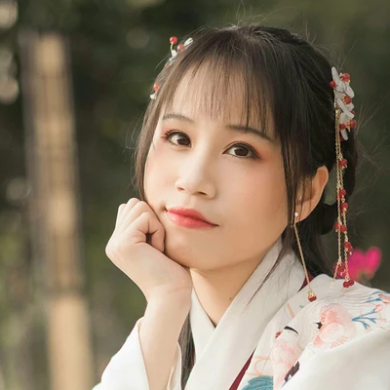 清新可愛漢服女生頭像，唯美古風(fēng)真人頭像