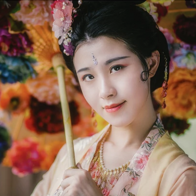 花樣年華女子頭像，唯美古風真人頭像