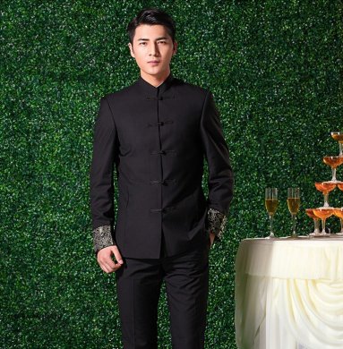 家佳樂文學(xué)休閑立領(lǐng)中山裝，時尚復(fù)古國風(fēng)唐裝