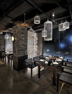 簡約時尚的東方美，意境餐廳設(shè)計