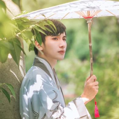 古典家佳樂(lè)文學(xué)漢服孤館燈青頭像，古風(fēng)男生頭像