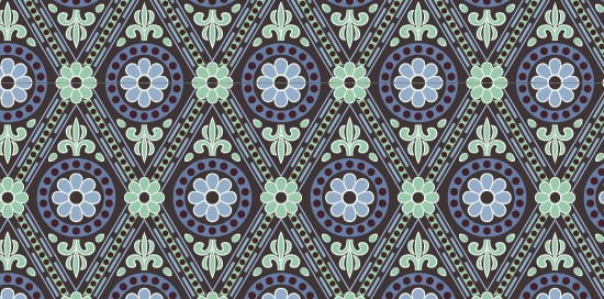 中國傳統(tǒng)唐代服飾幾何花紋圖案二，矢量素材