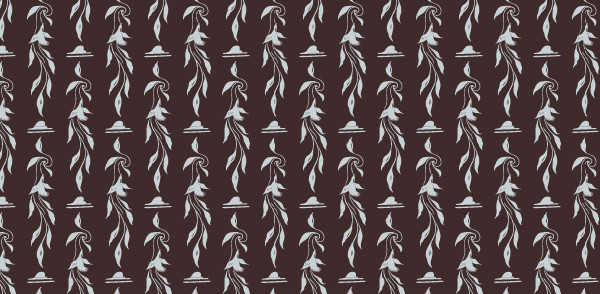 中國傳統(tǒng)唐代服飾穿枝花紋圖案六，矢量素材