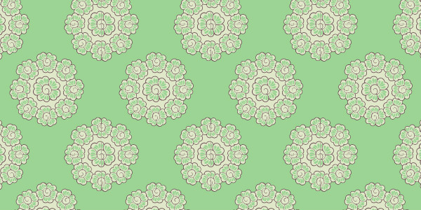 中國(guó)傳統(tǒng)唐代服飾寶相花紋圖案九，矢量素材