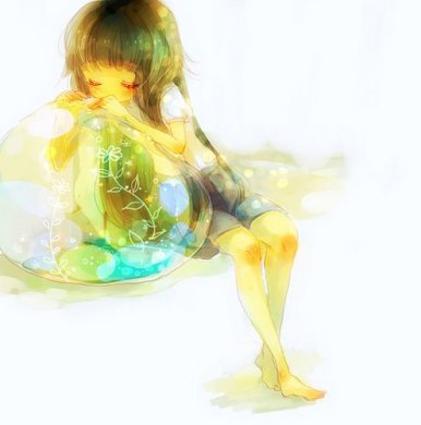 唯美女生插畫圖片，4款超萌小女生