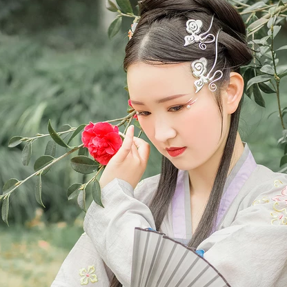 嬌艷花朵女生頭像，唯美古風(fēng)真人頭像