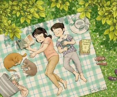 暖心插畫：有你的陪伴，童年從來不孤單