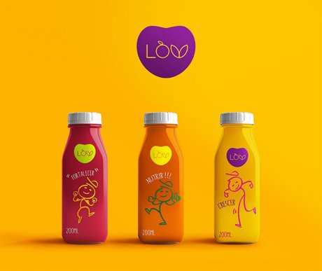 果蔬汁包裝設(shè)計(jì)圖，創(chuàng)意果蔬產(chǎn)品包裝