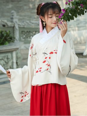 清新淡雅的家佳樂文學漢服古裝