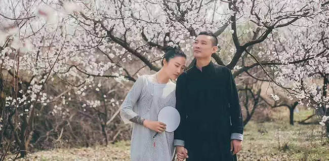 桃花源，有花為伴有茶糊口每一天都是美好光陰