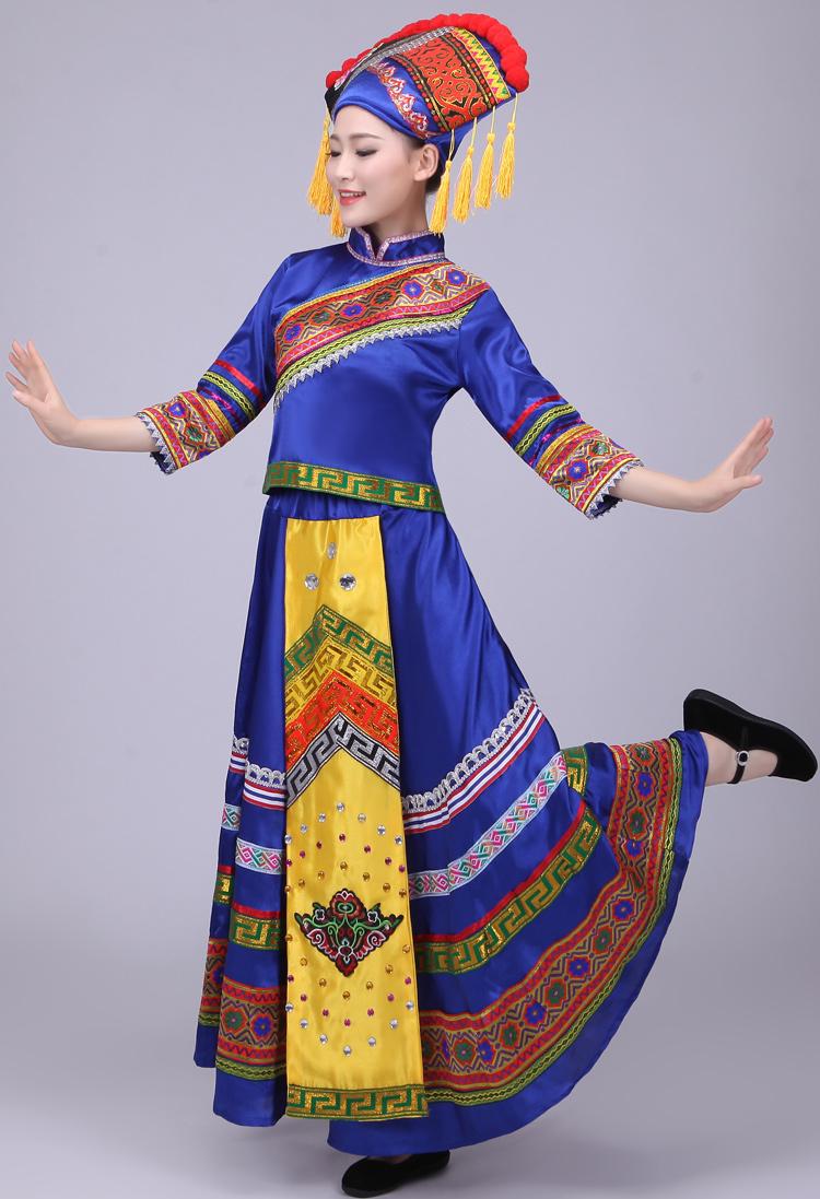 廣西壯族舞蹈民族服裝，苗族少數(shù)民族服裝圖片