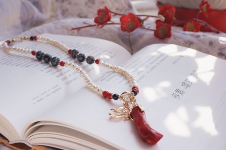 傳統復古珍珠項鏈