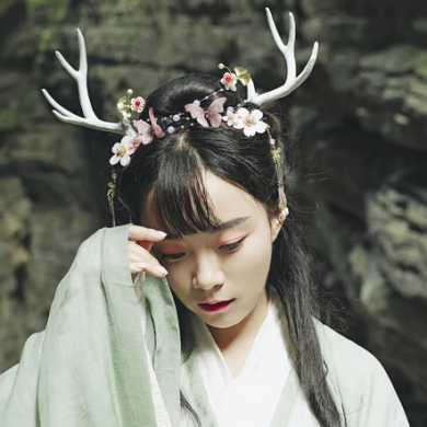 時(shí)尚家佳樂文學(xué)唯美古風(fēng)少女真人頭像