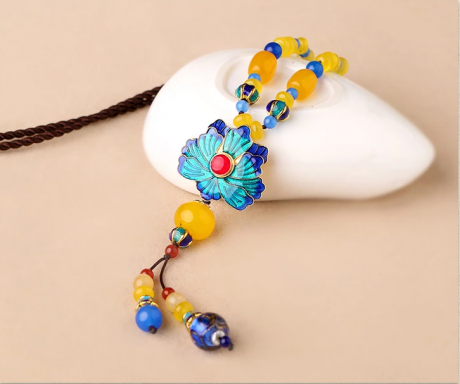 家佳樂文學(xué)吊墜瑪瑙配飾長(zhǎng)款項(xiàng)鏈掛飾