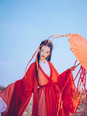 魏晉風漢服 交領褥裙大袖衫