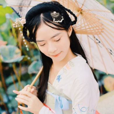 家佳樂文學古風真人唯美女子頭像