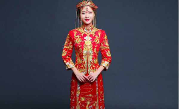 家佳樂文學(xué)秀禾服新娘喜服中式禮服