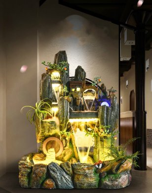 高山流水假山，大方典雅假山石