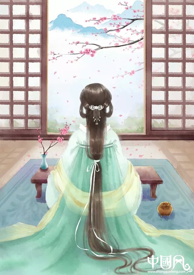 古風(fēng)女子背影圖集，一襲優(yōu)雅背影美呆眾人