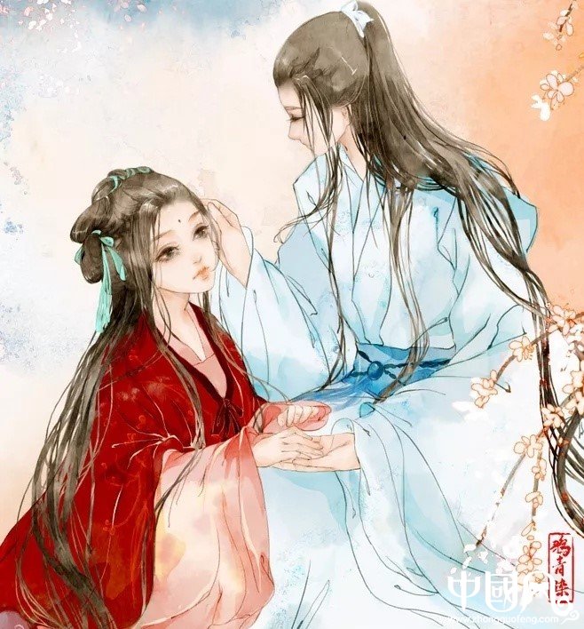 高清古風(fēng)情侶圖集(52張)，超恩愛甜蜜的古風(fēng)圖片