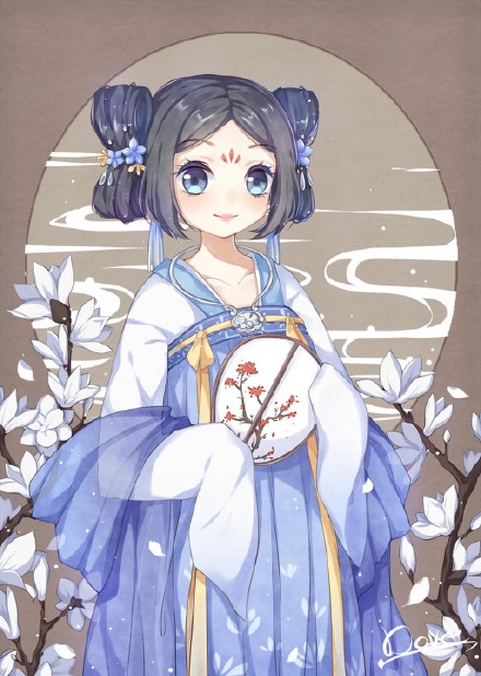 可愛古風(fēng)女子圖集，超萌的古風(fēng)圖片