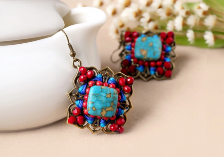 家佳樂文學(xué)長款夸張氣質(zhì)耳墜耳環(huán)首飾